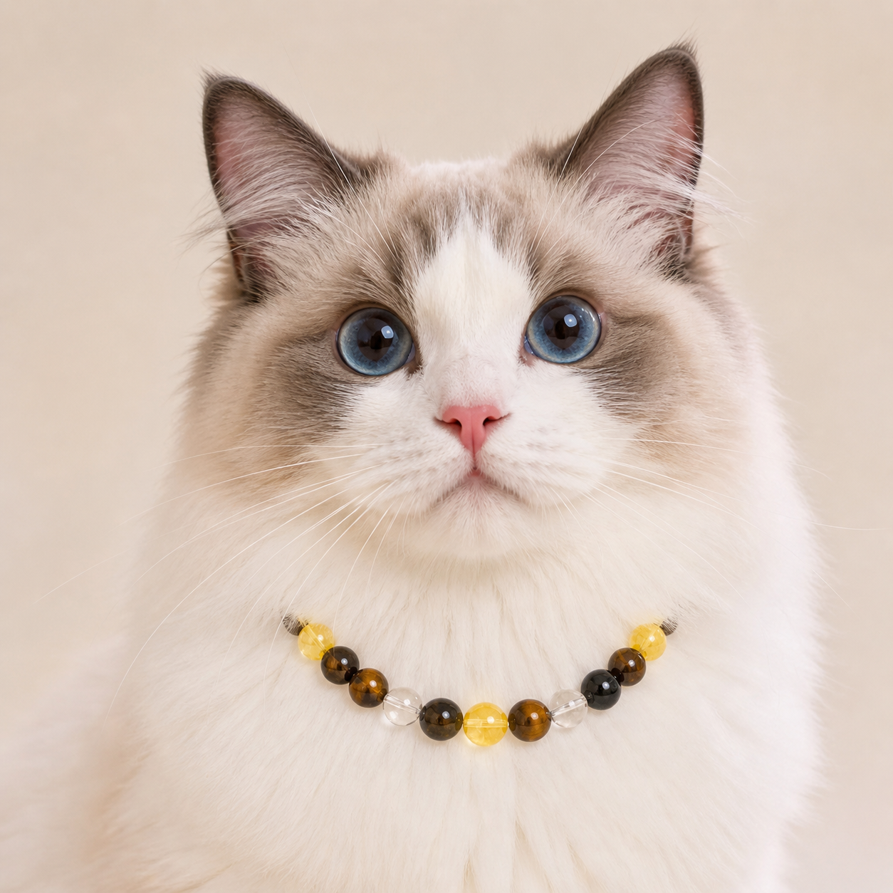 Amber Guardian Crystal Collar