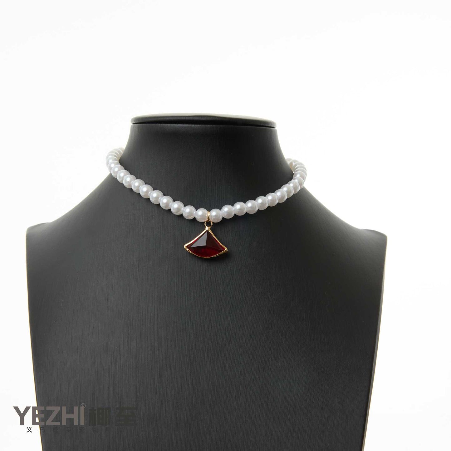 The Crimson Grace Pearl Necklace