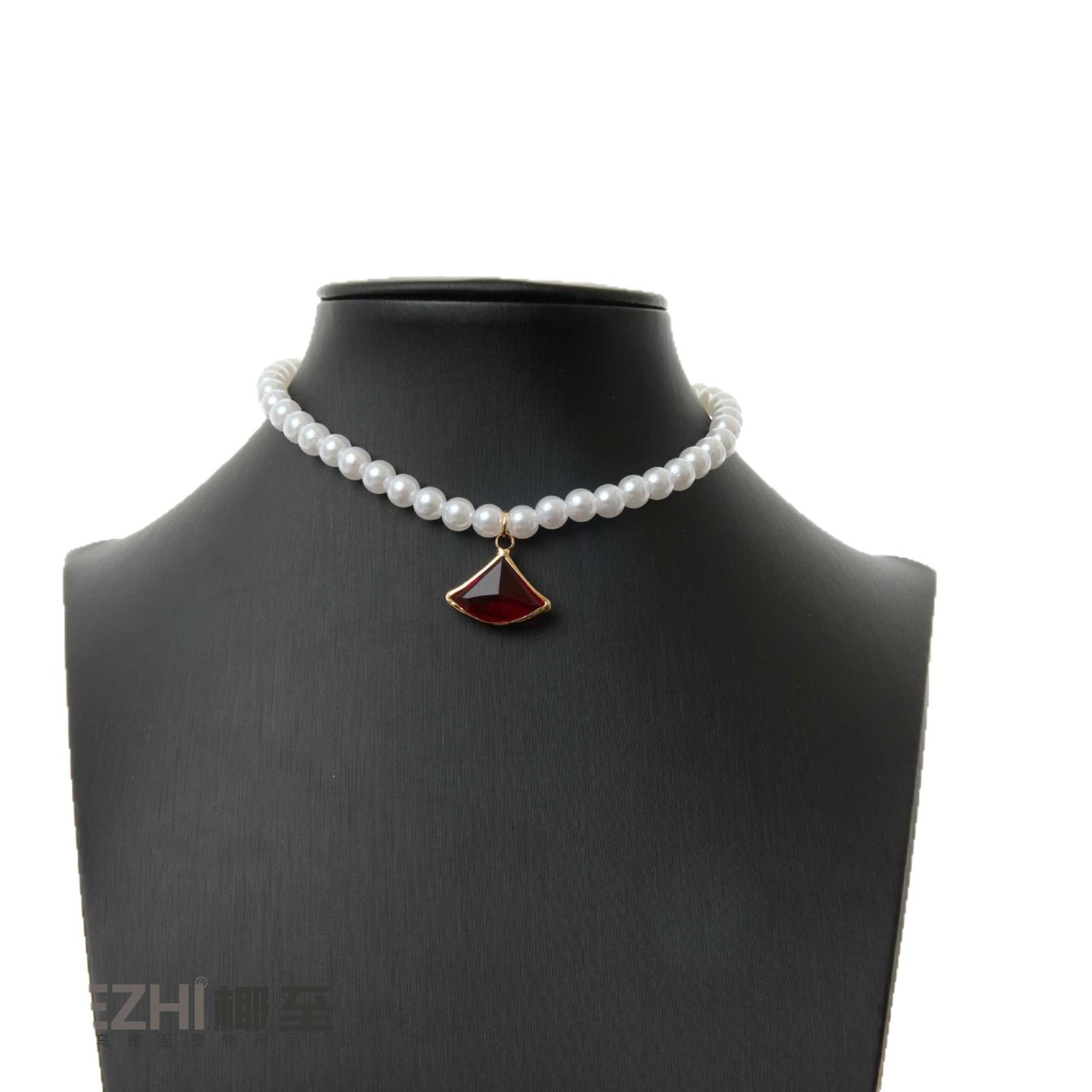 The Crimson Grace Pearl Necklace
