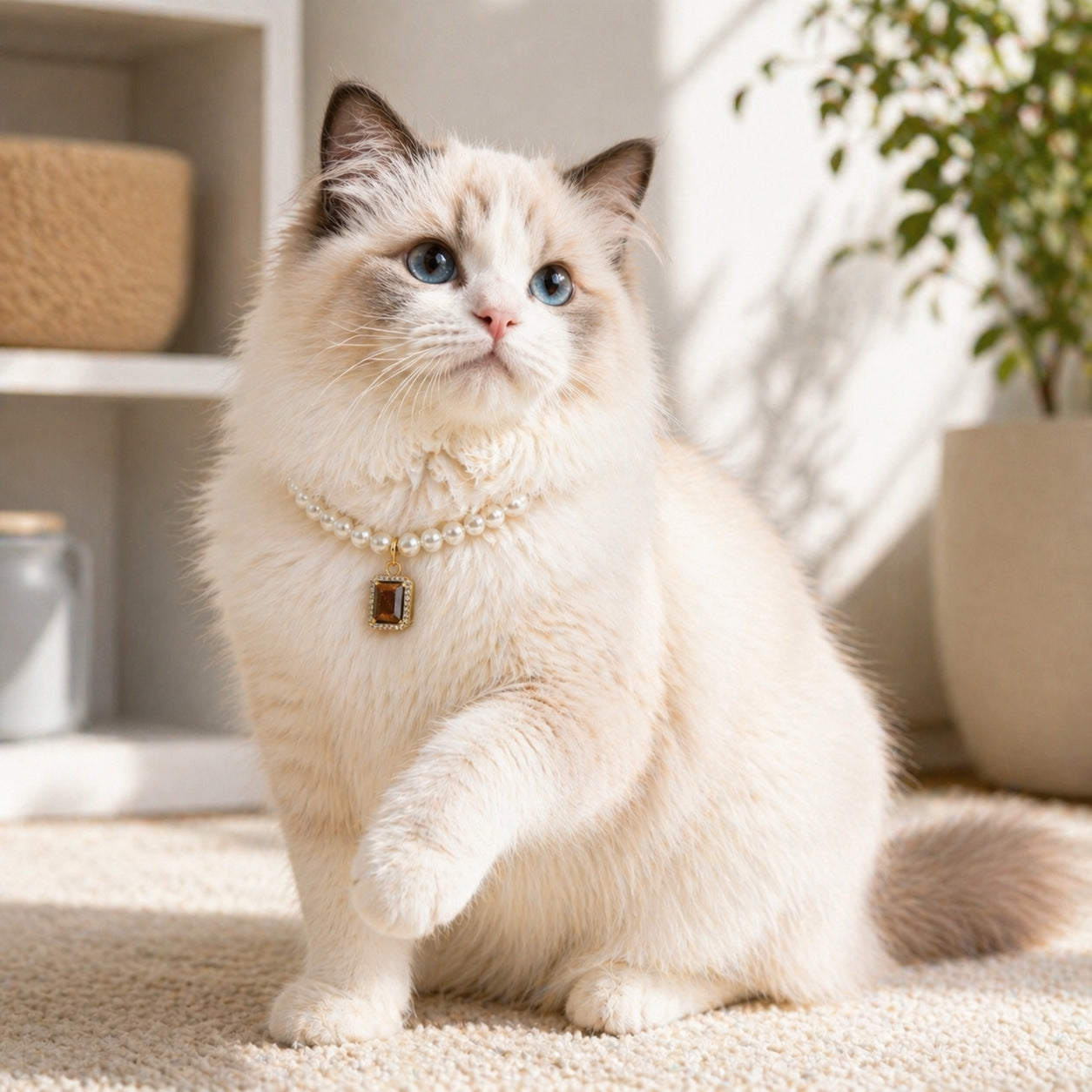 The Golden Majesty Rhinestone Collar