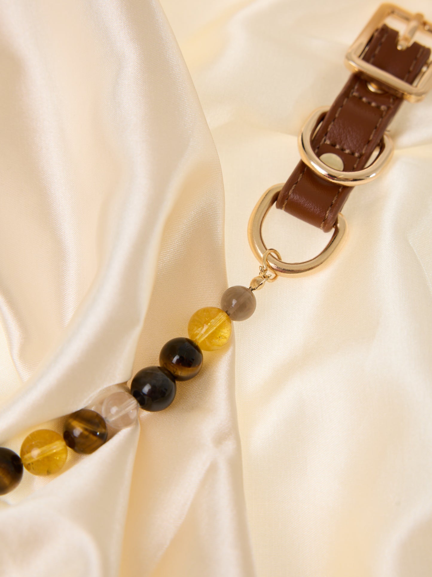 Amber Guardian Crystal Collar